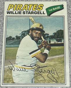 lot 251 image: 1977 Topps Baseball Card #460 - Willie Stargell