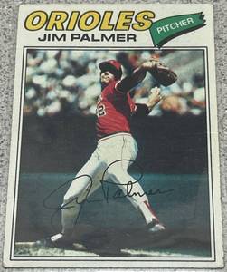 lot 253 image: 1977 Topps Baseball Card #600 - Jim Palmer Baltimore Orioles