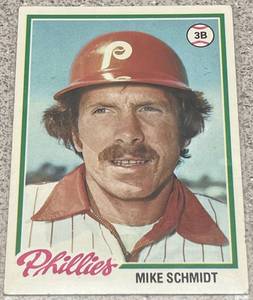 lot 266 image: 1978 Topps Baseball Card #360 - Mike Schmidt