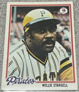 lot 269 image: 1978 Topps Baseball Card #510 - Willie Stargell