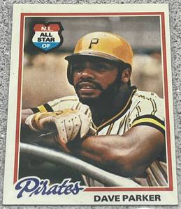 lot 271 image: 1978 Topps Baseball Card #560 - Dave Parker Pittsburgh Pirates