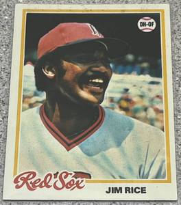 lot 272 image: 1978 Topps Baseball Card #670 - Jim Rice