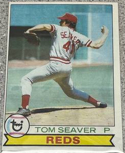 lot 282 image: 1979 Topps Baseball Card #100 - Tom Seaver Cincinnati Reds