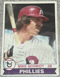 lot 289 image: 1979 Topps Baseball Card #610 - Mike Schmidt Philadelphia Phillies