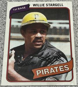 lot 311 image: 1980 Topps Baseball Card #610 - Willie Stargell