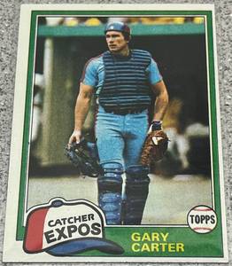 lot 315 image: 1981 Topps Baseball Card #660 - Gary Carter