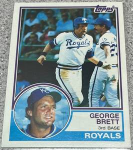 lot 356 image: 1983 Topps Baseball Card #600 - George Brett Kansas City Royals