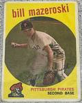 1959 Topps Baseball Card #415 - Bill Mazeroski Pittsburgh Pirates