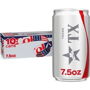 lot 704 image: Case Pack Diet Coke Soda Pop Fridge Pack Mini Cans, 7.5 fl oz, 10 Pack x 3 30 Total Cans. BB Jan 2026