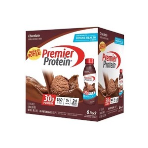 lot 714 image: Premier Protein Ready to Drink Nutritional Shake - Chocolate - 11.5oz6ct. BB September 2025