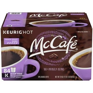 lot 802 image: McCafe French Roast Keurig K Cup Coffee Pods, 84 ct Box BB 122925