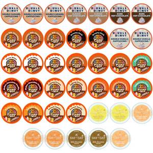 lot 815 image: Crazy Cups Cappuccino & Hot Chocolate Variety Pack, Gift Set for Keurig K Cup Machines, 40 Count BB 13126