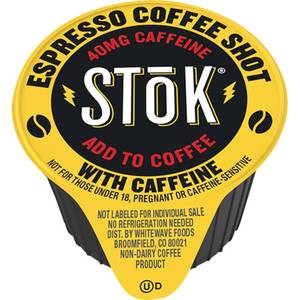 lot 839 image: SToK Espresso Coffee Shots, Black, Unsweetened, Dark Roast Coffee, Use for Lattes, Americanos, 0.44 fl oz (264 Count) B Jan 4, 2026