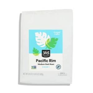 lot 890 image: 365 by Whole Foods Market, Pacific Rim Vienna Roast Ground Coffee, Dark Roast, 24 Ounce BB 32926