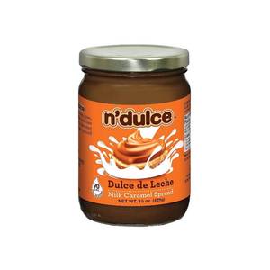 lot 920 image: N DULCE Dulce De Leche Spreadable  Milk Caramel Spread  Syrups For Coffee Drinks  Creamy and Rich Flavor  Gluten-free  Nut-free  No Artificial Flavors or Preservatives - 15 oz (Dulce De Leche) BB 101626