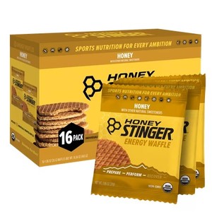 lot 952 image: Honey Stinger Organic Energy Waffle Snack, Honey, 1.06 oz, 16 Count BB November 3, 2026