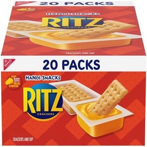 lot 962 image: Handi-Snacks Ritz Crackers N Cheese Dip - 19oz20ct March 31, 2026