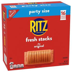 lot 989 image: RITZ Fresh Stacks Original Crackers, 1.48 oz., 16 pk. BB March 2025