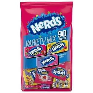 lot 1011 image: Nerds Candy Variety Mix - 41.7oz90ct BB April 27,2026