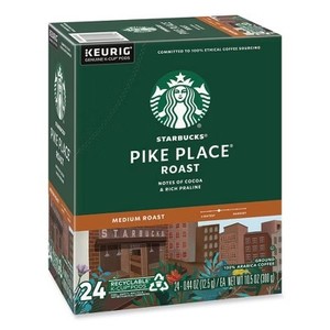 lot 1021 image: Starbucks Pike Place Coffee K-Cups Pack, 24Box BB March 13, 2027