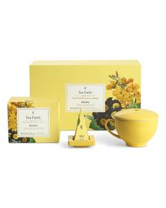 lot 1049 image: Tea Forte Soleil 3- Piece Gift Set with Gift Box BB 11282025