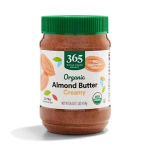 lot 1059 image: 365 by Whole Foods Market, Organic Creamy Almond Butter, 16 Ounce Jan 11 2025