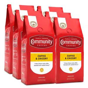 lot 1061 image: 12 oz. Coffee and Chicory Medium-Dark Roast Premium Ground Coffee only 1 each BB 122725