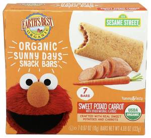 lot 1087 image: EARTHS BEST Organic Swt Pto Crrt Snny Day Bars, 0.67 Ounce BB OCT 2025