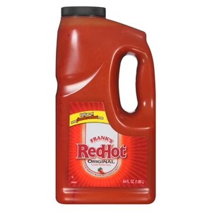 lot 1095 image: Franks RedHot Kosher Original Cayenne Pepper Hot Sauce, 64.0 fl oz Jug BB April 26, 2026