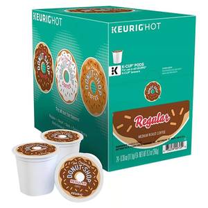 lot 1100 image: Keurig The Original Donut Shop Medium Roast Regular Coffee K-Cups 24 pk BB NOV 2024