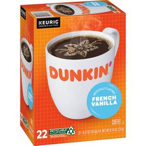 lot 1117 image: Dunkin Original Blend, Medium Roast, Keurig K-Cup Pods, 22 ct. BB NOV 16, 2025