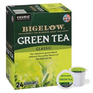 lot 1118 image: Bigelow Classic Green Tea Keurig K-Cup Pods - 24ct BB AUG 2024