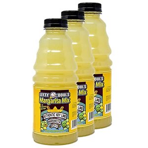 lot 1129 image: Lefty ODouls Margarita Mix, 32 Fl Oz, Pack of 3 - Authentic Key Lime Margarita Mix