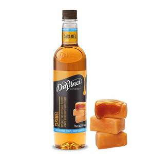 lot 1148 image: DaVinci Gourmet Sugar-Free Caramel Syrup, 25.4 Fluid Ounces (Pack of 1) July 2026