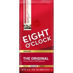 lot 1151 image: Eight OClock Original Medium Roast Ground Coffee - 12oz BB JAN 13,2026