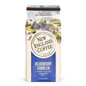 lot 1164 image: New England Blueberry Cobbler Medium Roast Ground Coffee - 11oz BB 1927