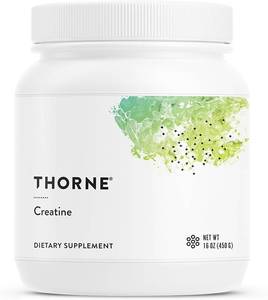 lot 1204 image: THORNE Creatine - Micronized Creatine Monohydrate Powder - Support for Muscles & Cognitive Function - for Women & Men - Unflavored - NSF Certified for Sport - 5 g per Serving - 90 Servings BB 52027