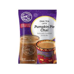 lot 1221 image: Big Train Pumpkin Pie Chai Tea Single Bag 3.5lb July 11,2025