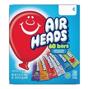 lot 1226 image: Airheads Chewy Candy - 60ct BB 52027