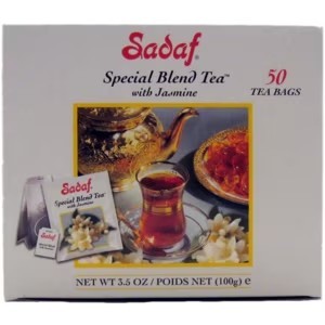 lot 1273 image: Sadaf Special Blend 50 Jasmine Tea Bags - Chai - BB May 2027