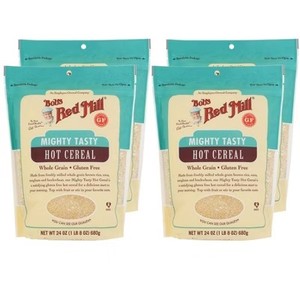 lot 1298 image: Bobs Red Mill Mighty Tasty Hot Cereal - Case of 424 oz BB 1226