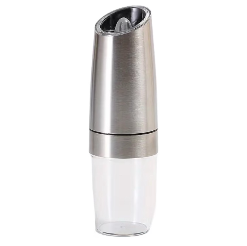 lot 153 image: BRODARK Automatic Pepper Grinder with Adjustable Coarseness  Ceramic Grinder  Materials  Large Capacity  Battery Powered  Easy Refill  One-Handed Operation  Non-Corrosive Acrylic Design