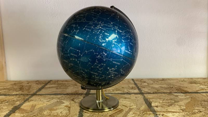 lot 14 image: Celestial Globe with Constellation Map approx 12 inches tall
