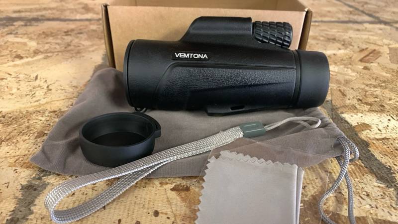 lot 15 image: VEMTONA Monocular Telescope, High Power 10x42 Monoculars Scope Compact Portable Waterproof Fogproof for Adults Kids Bird Watching Hunting Camping Hiking Travling Wildlife Secenery