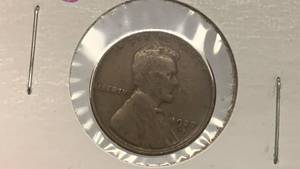 lot 27 image: 1927-S Lincoln Wheat Penny One Cent Coin RC50