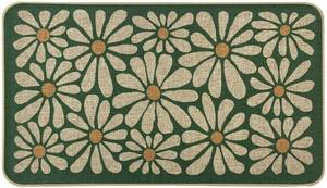 lot 277 image: SHIYUE Spring Forest Green Floral Decorative Doormat, Seasonal Summer Low-Profile Switch Rug Door Mat Floor Mat for Indoor Outdoor 17x29 Inch SYCH05 - Retail $17