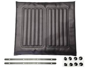 lot 294 image: Silver Sport 2 Wheelchair seat cushion 16 inch,Wheelchair replacement seat,Vinyl Seat Upholstery 16x16,Embossed,Replacement parts, With Hardware,STDS3J4616.Suitable for K1K2 wheelchairs(1Ea,Black) - Retail $36
