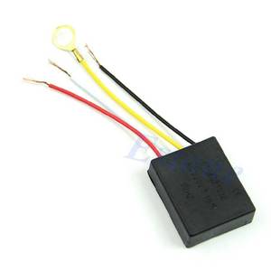 lot 296 image: Black New Table Light Parts OnOff Sensor Bulb Lamp Switch 1 Way for Touch Contro Push Button Switch Automatic Electrical Safety switches Lamp Bulb Light Pull Toggle Control snap Dimmer Wall Sensor on