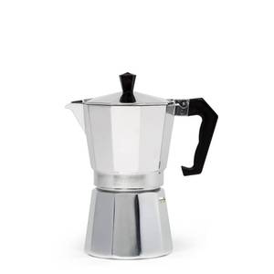 lot 303 image: HANDLE BROKEN Primula Classic Stovetop Espresso and Coffee Maker, Moka Pot for Italian and Cuban Caf� Brewing, Greca Coffee Maker, Cafeteras, 6 Espresso Cups, Silver - Retail $20