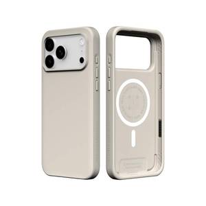lot 306 image: RhinoShield Phone Case Compatible with MagSafe for iPhone 17 Pro Max  SolidX - Reinforced Shock-Absorbing Protection, Minimal and Slim Design with Military Grade Drop Protection - Shell Beige - Retail $45